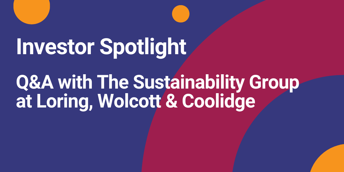 Learn about social impact investing with Community Vision and Loring, Wolcott & Coolidge